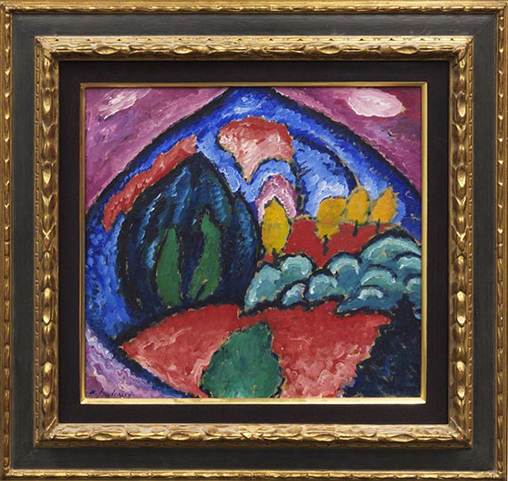 Alexej von Jawlensky - Berge in Oberstdorf - Rahmenbild