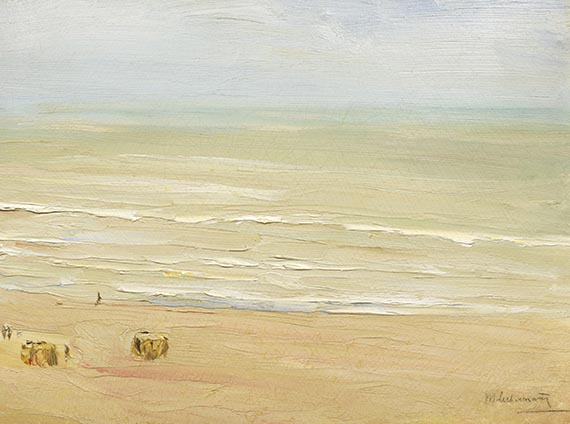 Max Liebermann - Strand und Meer in Zandvoort – Brandungswellen