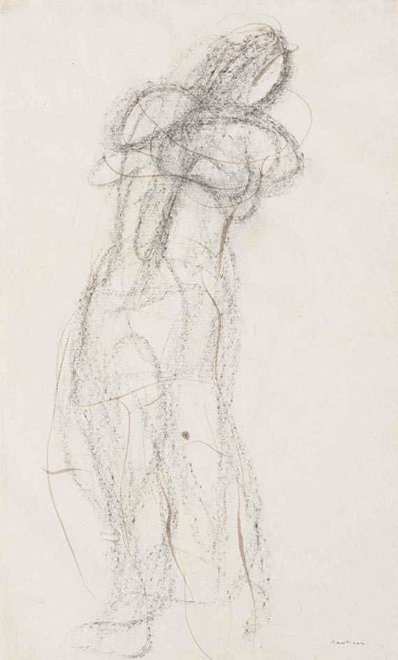 Jean Fautrier - Stehender Akt