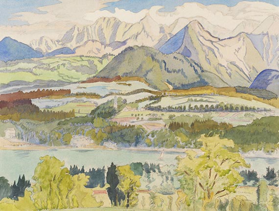 Erich Heckel - Kärnten-Landschaft