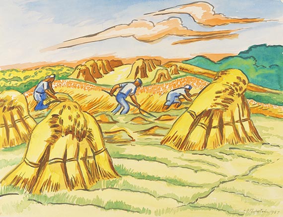 Hermann Max Pechstein - Beim Mähen V