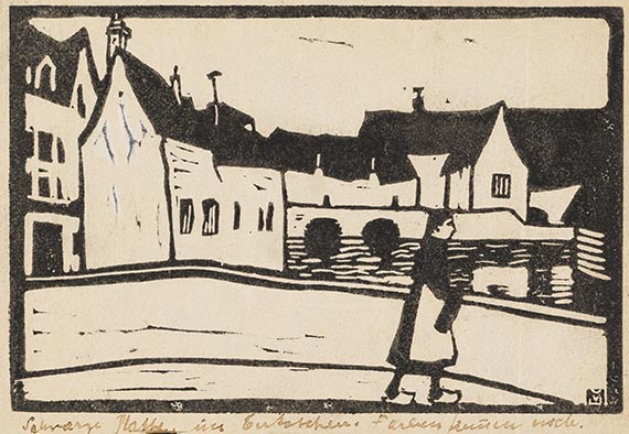 Gabriele Münter - Brücke in Chartres