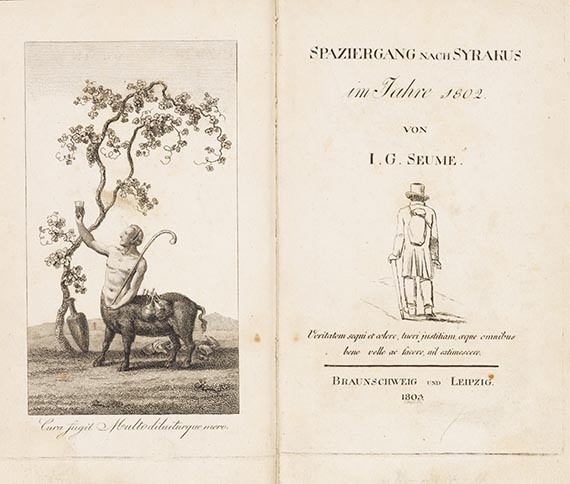 Johann Gottfried Seume - Spaziergang nach Syrakus im Jahre 1802