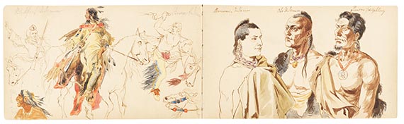 Karl Bodmer - Eigenhändiges Skizzenbuch - Weitere Abbildung