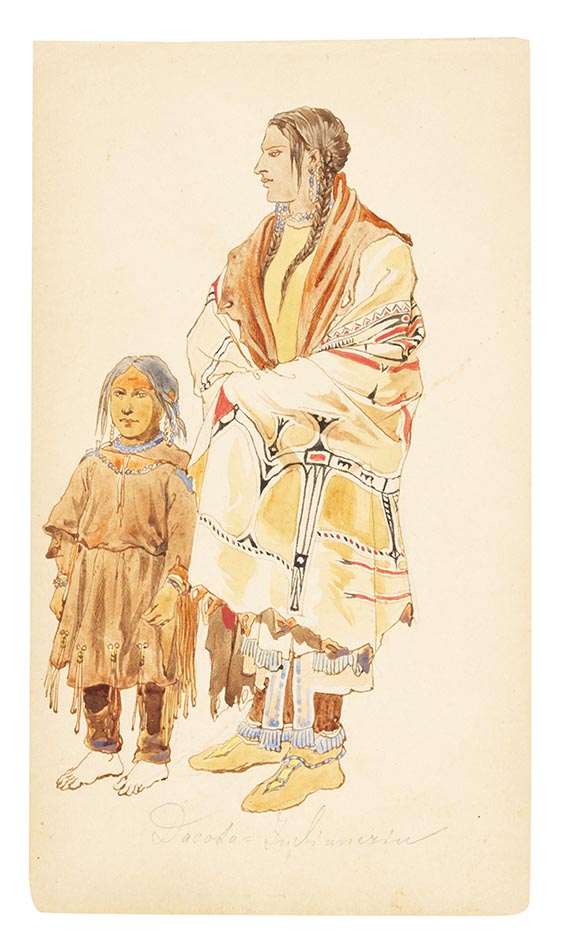 Karl Bodmer - Eigenhändiges Skizzenbuch - Weitere Abbildung