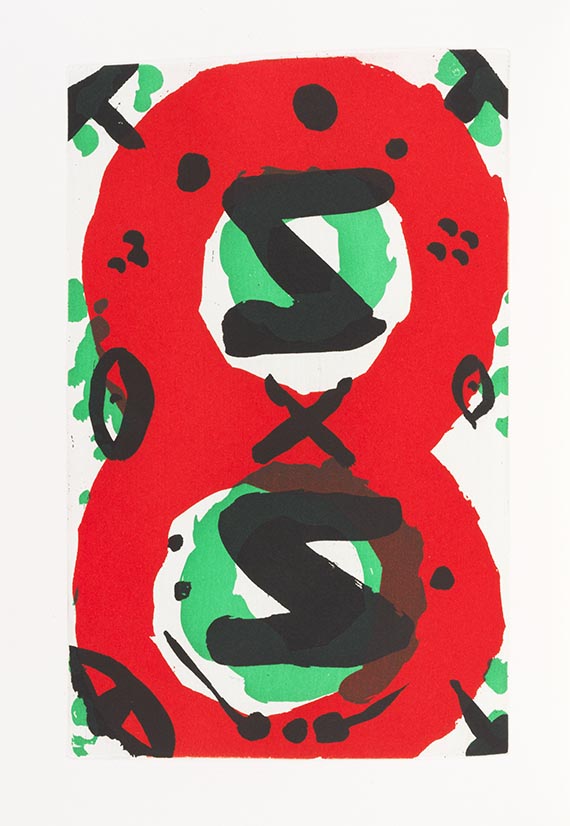 A. R. Penck (d.i. Ralf Winkler) - Sammlung von 4 illustrierten Werken