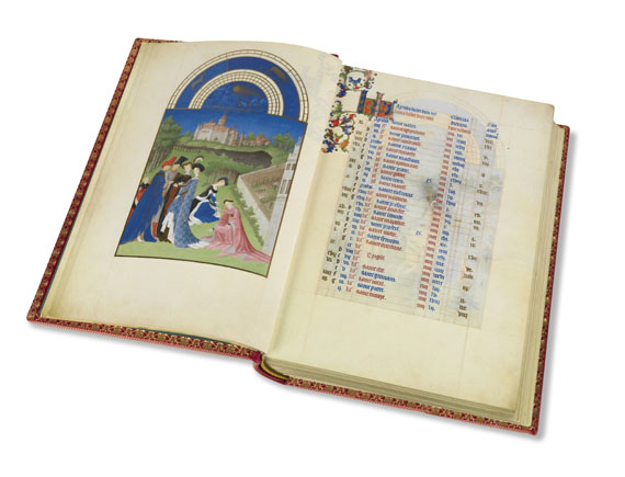  Duc du Berry - Les Trés Riches Heures. Dabei: 2 weitere Faksimiles
