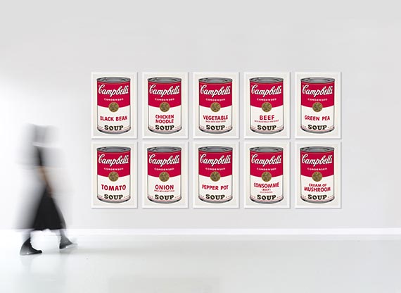 Andy Warhol<br />Campbell’s Soup (10 Blatt), 1968