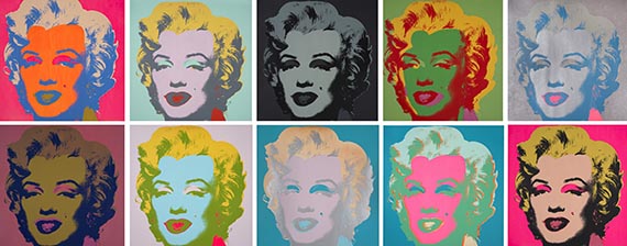 Andy Warhol<br />Marilyn Monroe (10 Blatt), 1967