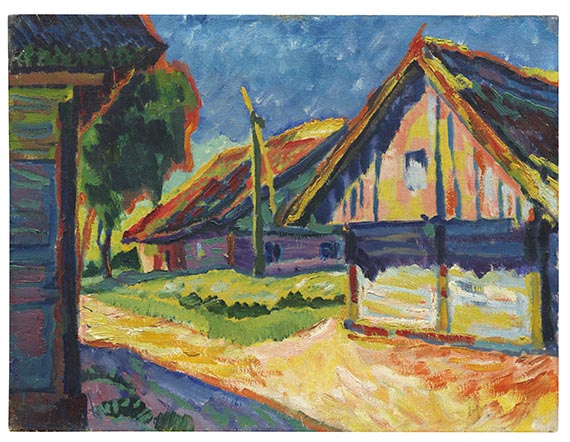 Hermann Max Pechstein - Hütten