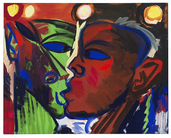 Rainer Fetting - Kuss IV