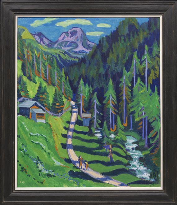 Ernst Ludwig Kirchner - Sertigweg - Rahmenbild
