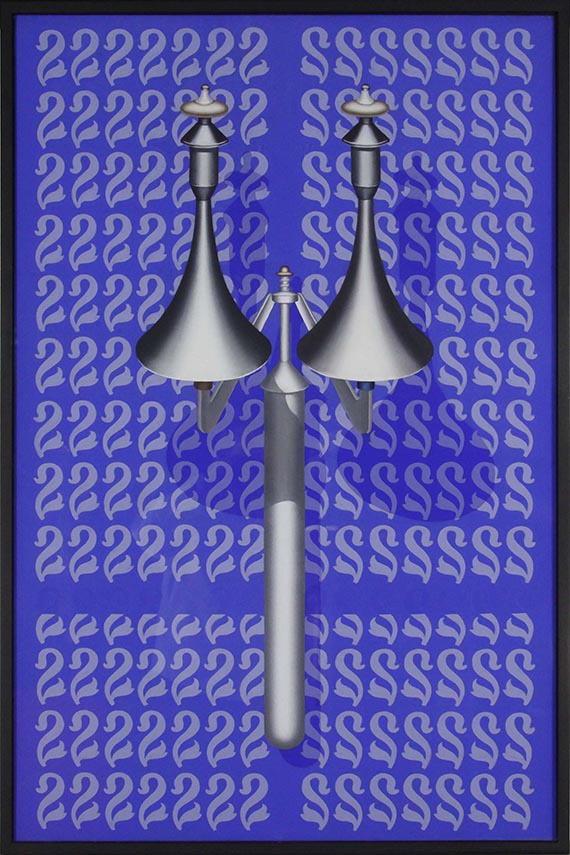 Konrad Klapheck - Der Bigamist - Rahmenbild