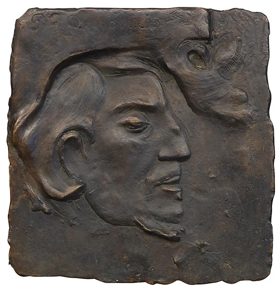 Paul Gauguin - Selbstbildnis, Oviri (der Wilde)