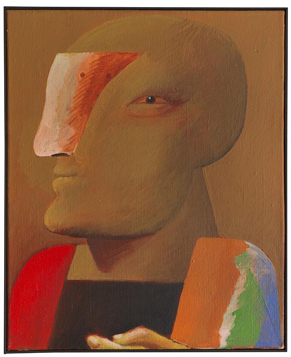 Horst Antes - Portrait nach Tizian