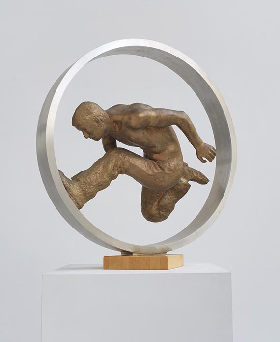 Wolfgang Mattheuer - Sisyphos im Rad