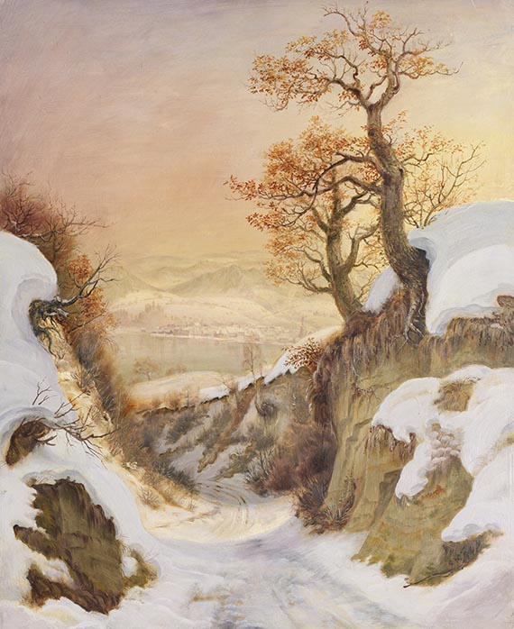 Otto Dix - Hohlweg im Winter