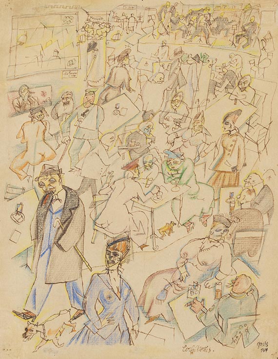 George Grosz - Caféhaus