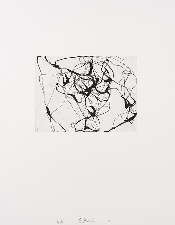Brice Marden - After Botticelli 1-5