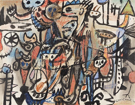 (d. i. Constant Nieuwe) Constant - Ohne Titel