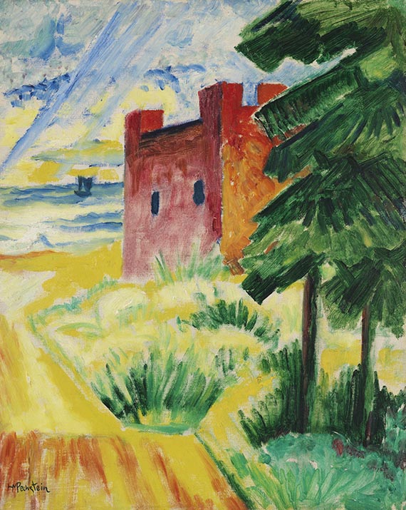 Hermann Max Pechstein - Rettungshaus in den Dünen