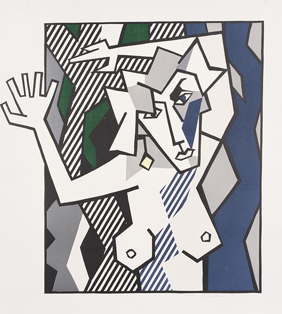 Roy Lichtenstein - Nude in the Woods