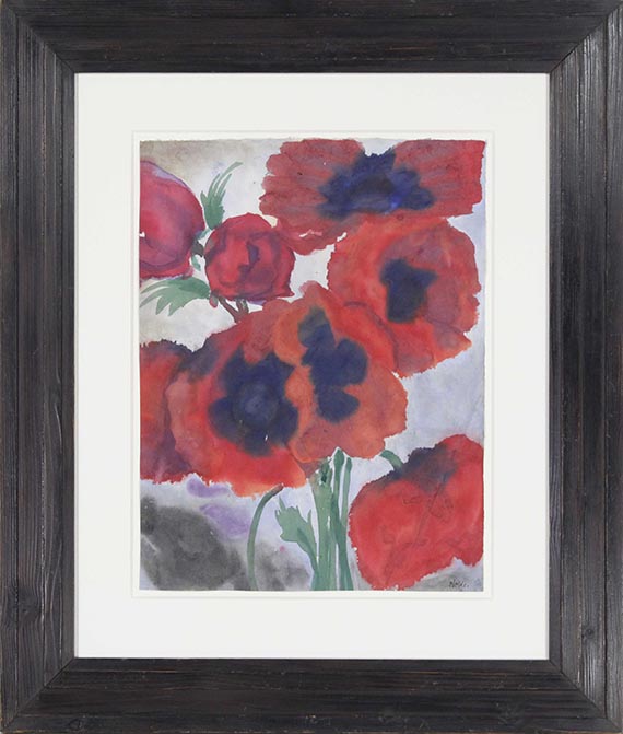 Emil Nolde - Mohnblüten - Rahmenbild