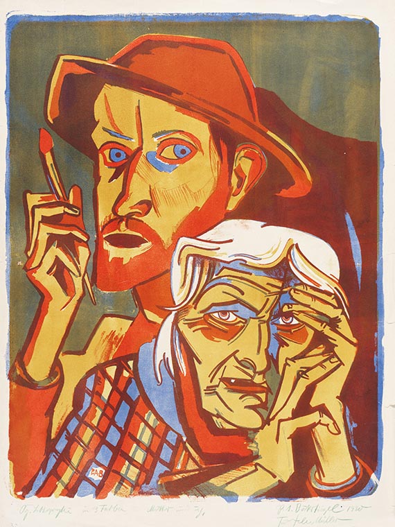 Peter August Böckstiegel - Mutter und Ich