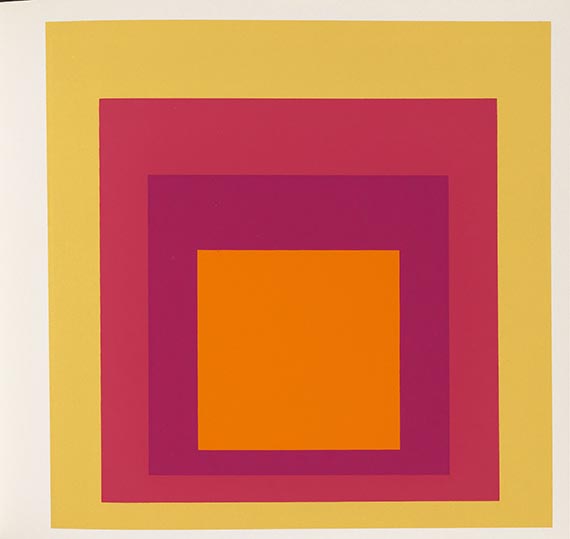 Josef Albers - 2 Ausstellungskataloge mit Orig.-Siebdrucken. 4 Beigaben