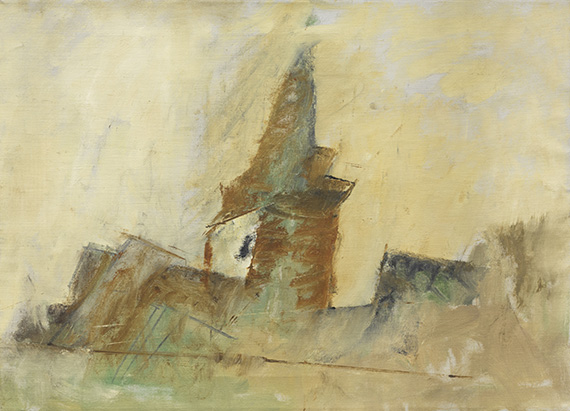 Lyonel Feininger - Ohne Titel (Church of Gaberndorf)