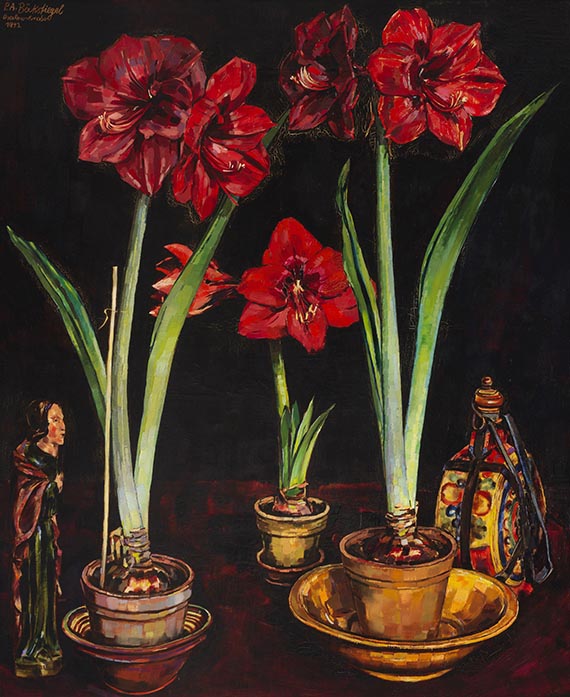 Peter August Böckstiegel - Amaryllis