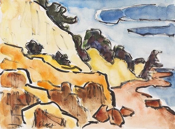 Karl Schmidt-Rottluff - Steilküste (Ostsee)