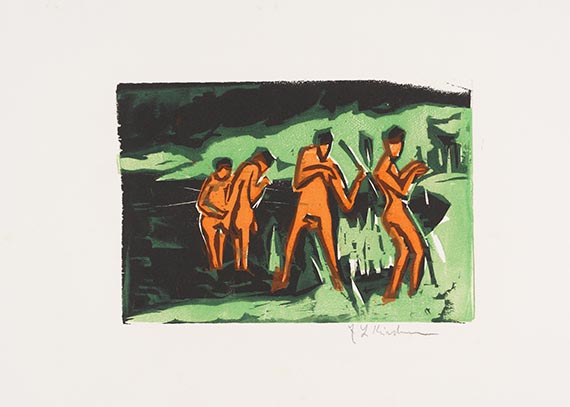 Ernst Ludwig Kirchner - V. Jahresmappe der Künstlergruppe "Brücke"
