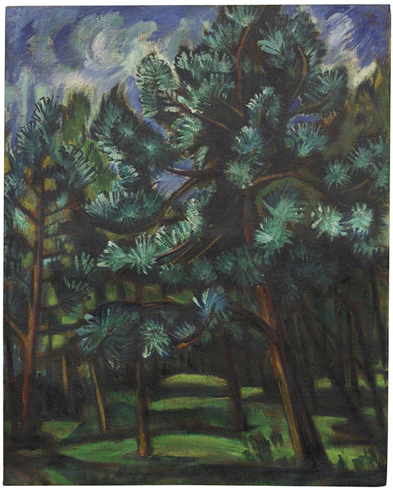 Hermann Max Pechstein - Kiefernwald nach dem Regen