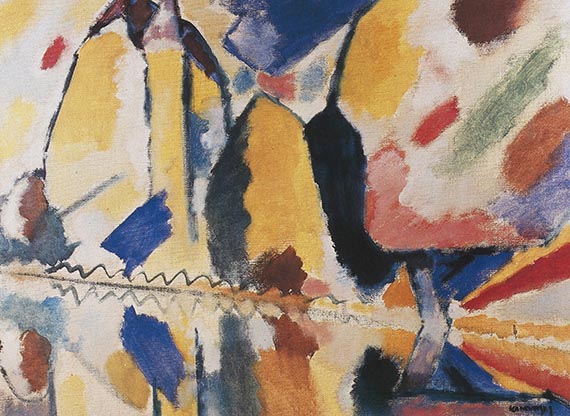 Abbildung zu: Wassily Kandinsky, Herbst II (Autumn II), 1912, Öl auf Leinwand (oil on canvas), Phillips Collection, Washington.