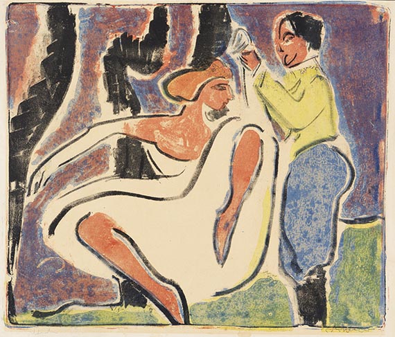 Ernst Ludwig Kirchner - Russisches Tänzerpaar